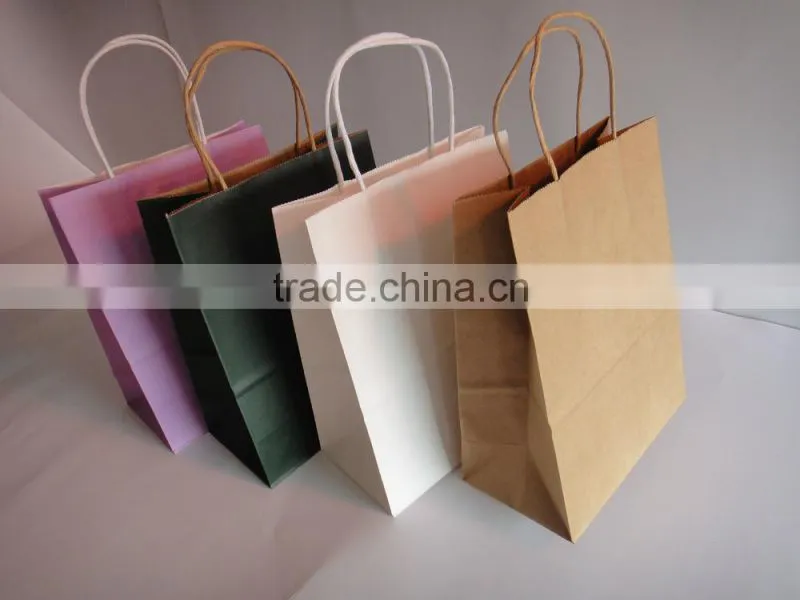 China direct supplying oem production paper shopping bag