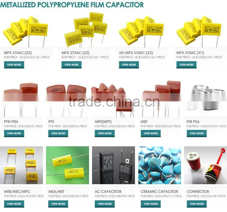Typical application antenna coupling and Line by pass components interference suppression capacitors