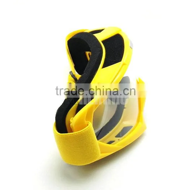 YELLOW safety prescription cycling glasses goggles motorcycle