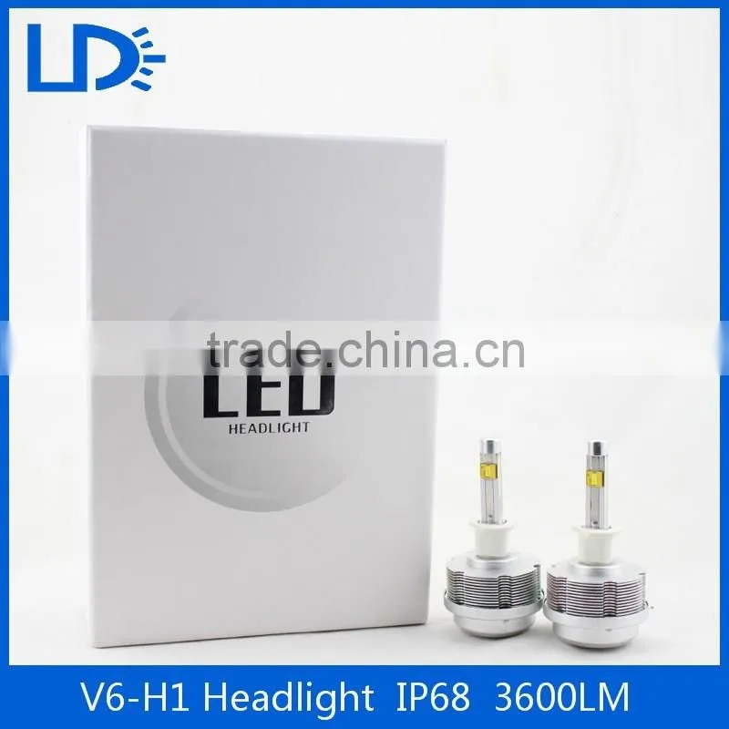 Waterproof IP68 6500k 30w 12v 24v H1 H3 H7 9006 Led Light Bulb Led Headlamp Car H1