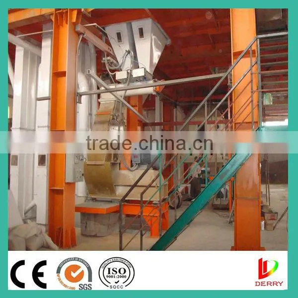 high quality powder feed batching plant / poultry mash feed manufacturing plant