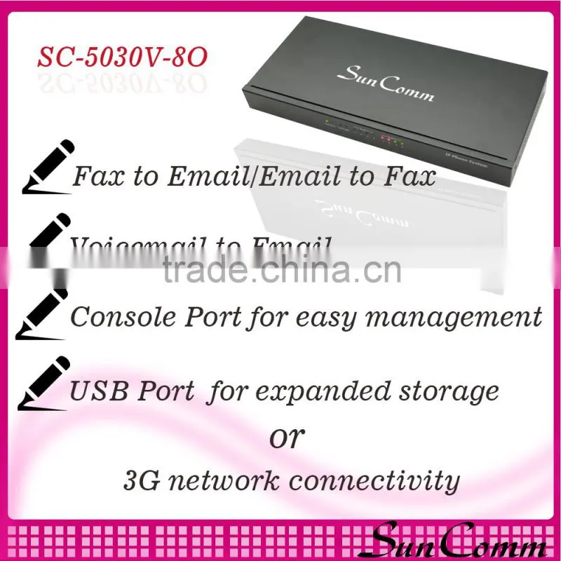 SC-5030V-8O High quality IP PBX Internet with 8FXO