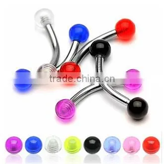 the internal threaded Monroe piercing jewelry monroe lip ring & labret ring