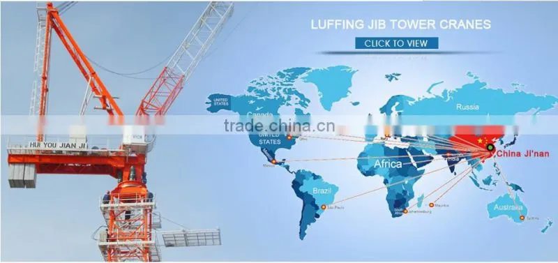 Shandong HYCM new condition tower crane QTZ160 5030 12 ton