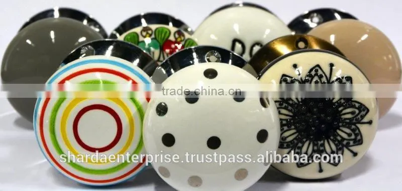 Designer Ceramic Mortis Knob