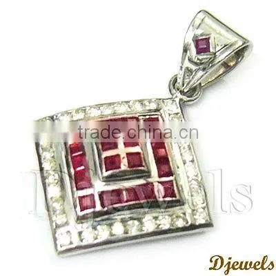 Ladies Diamond Gold Pendants, Beautiful Diamond Gold Pendants, Diamond Pendants