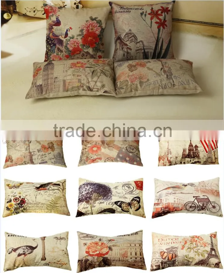 Custom Size And Printing Decorative Sofa cushion