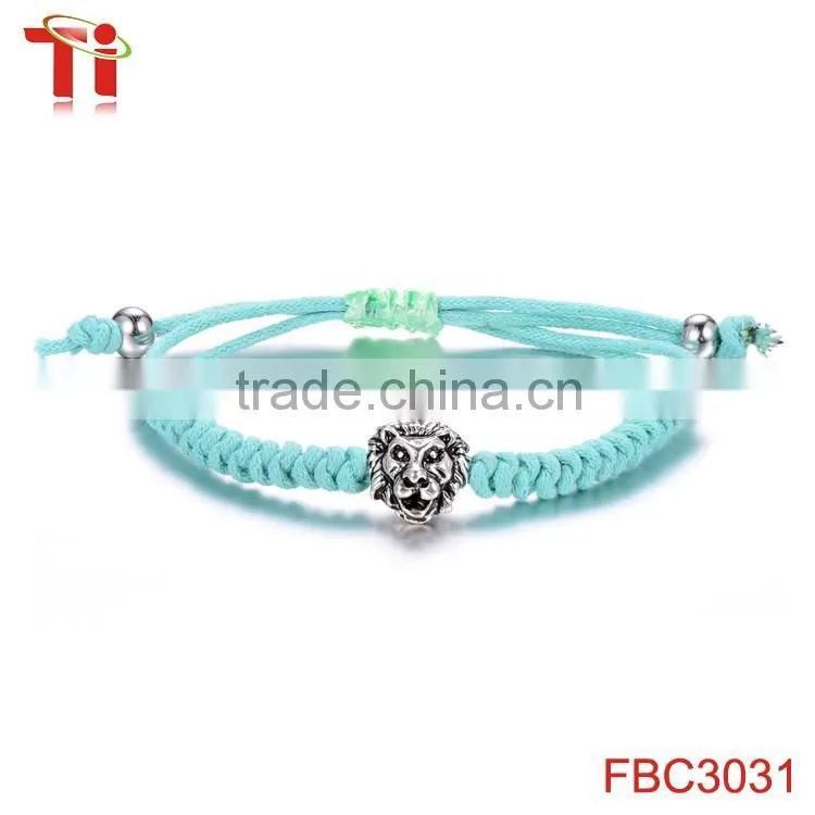 New deisgn braided rop bracelet, cotton friendship bracelets cotton cord bracelet