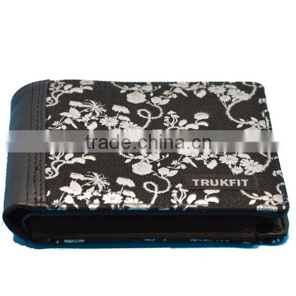 Custom canvas printed passport wallet case