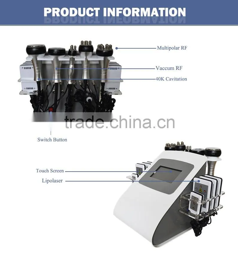 2015 Hot Sale Multifunction ultrasonic cavitation