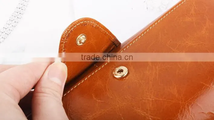 Alibaba China new fashion clutch bag men lady leather wallet purse