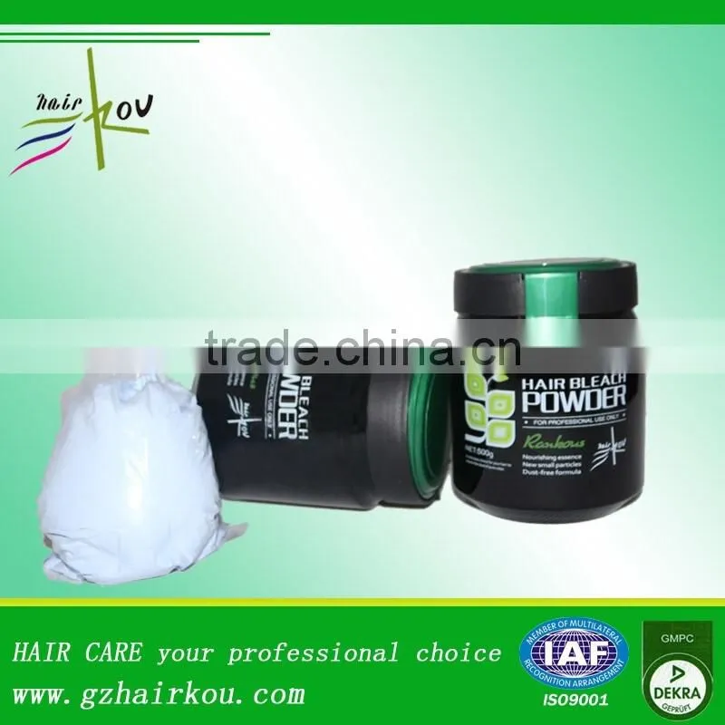 Dust-free hair bleaching hair powder