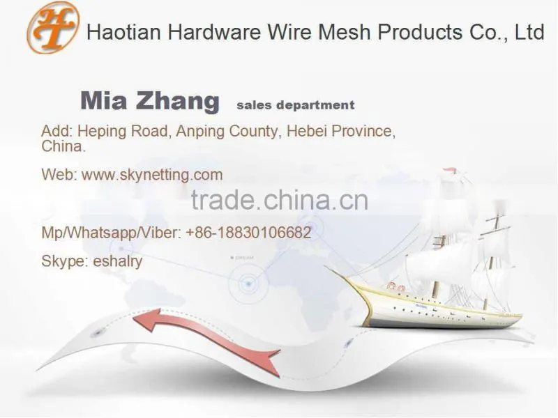 Galvanized wire woven hexagonal mesh chicken fencing