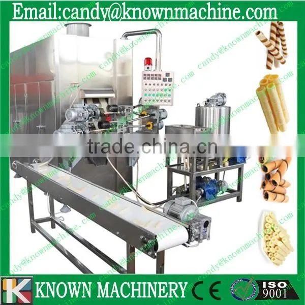 gas and electric egg roll making machine / wafer roll machine