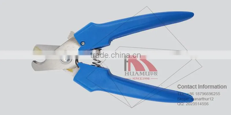 ear tag cutter with handle in blue 160*50 mm
