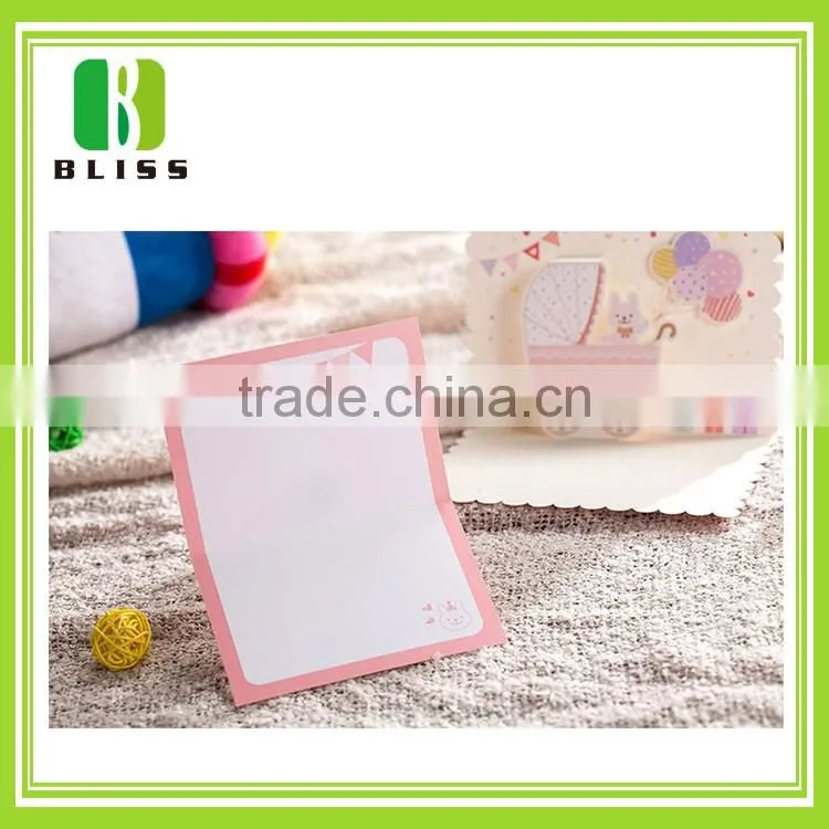 Hot-Selling High Quality Low Price Custom folding lovely 3d ribbon music birthday greeting card
