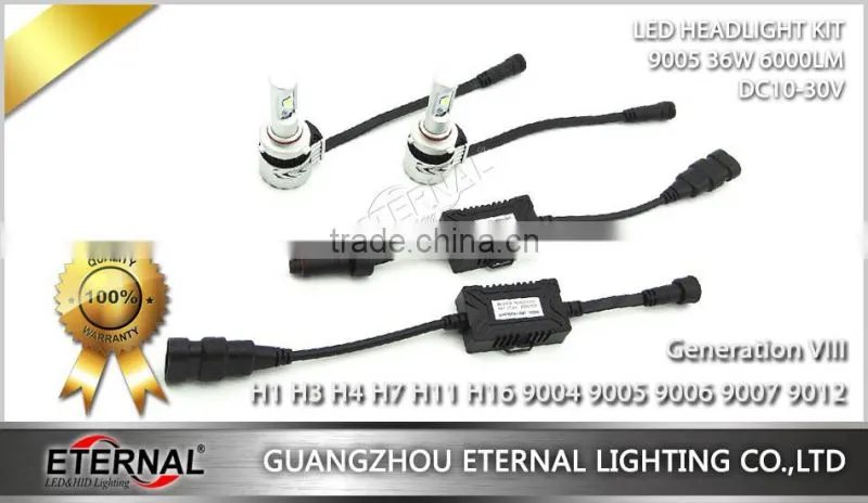super brightness car led headlight bulb kit H4 H7 H3 smart bulb kit auto car automotive motorcycle lamp