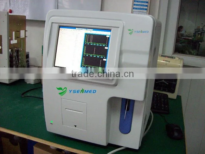 YSTE880 cheapest fast test speed veterinary automatic blood cell analyzer
