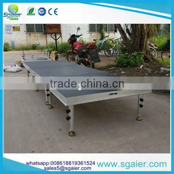 6082 aluminum alloy black dj promotion stage