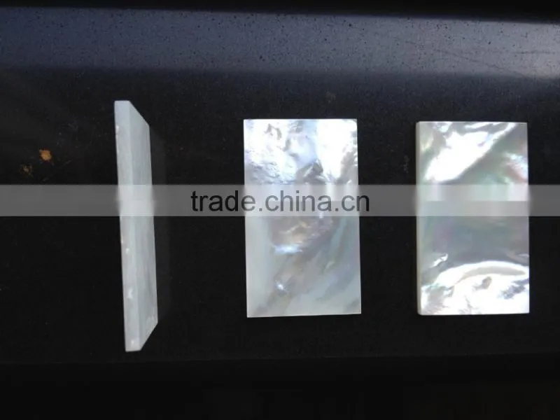 random cut white lip mother of pearl blanks for inlay