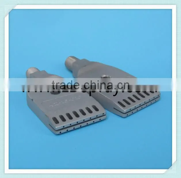 Double holes of stainless steel drying windjet spray air nozzle