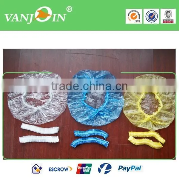 Disposable Clear Waterproof Hat Home Shower Bathing Elastic Cap