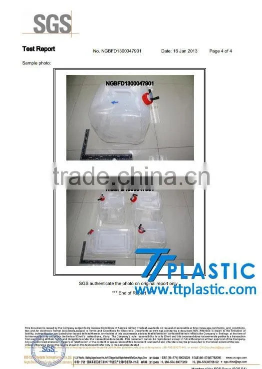 Collapsible Jerry Can / Plastic Storage Jug