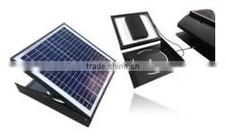 vent goods Hot sale CE solar powered gable fan solar panel adjustable (roof fan)