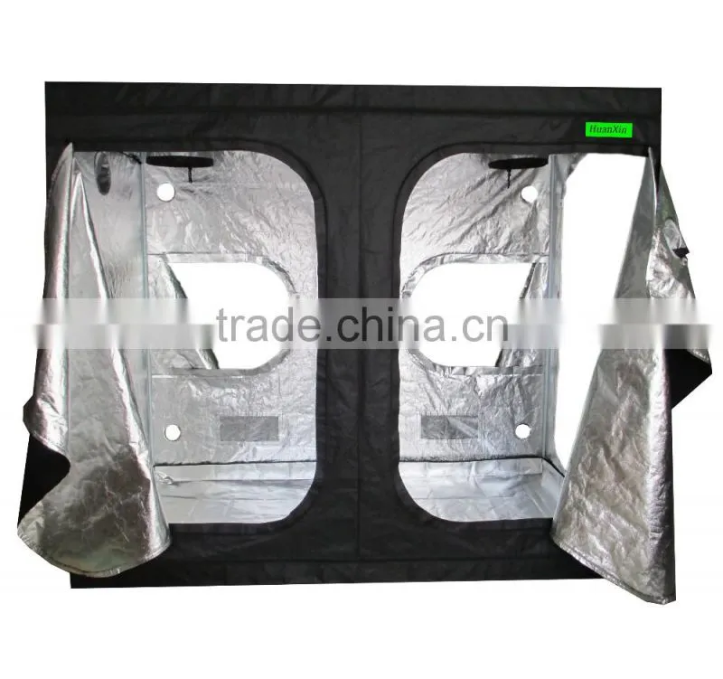 factory price hydroponic grow tent 600D mylar fabric grow tent 240*120*200CM