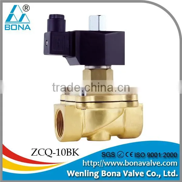 Female 1/4" 1/8" brass 12V 24V 110V normally open solenoid valve ZCQ-21BK