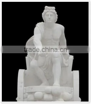 Large Outdoor Garden Stone Water Fountain with horse