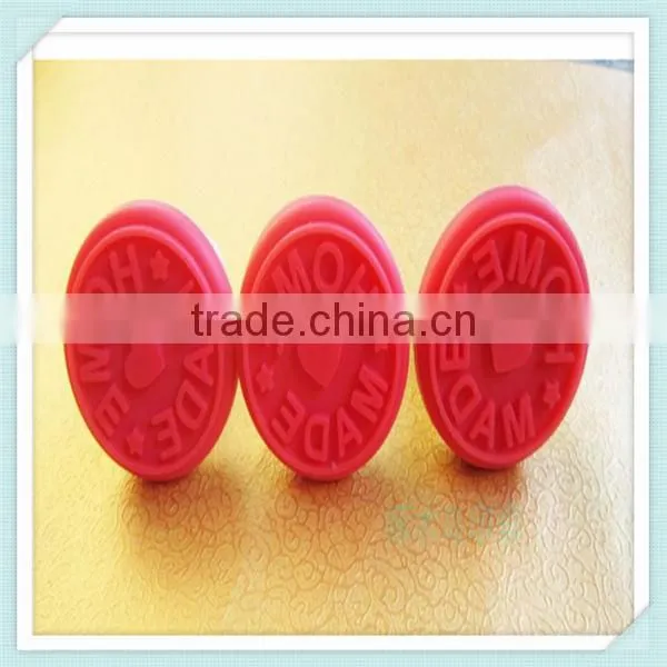 Factory price wooden handle stamper eco-friendly silicone stamper