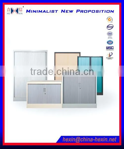 Vertical tambour door cabinets