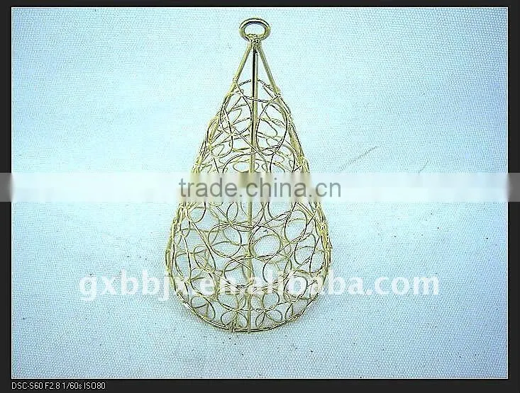 Gold iron wire decorative small ice cream craft