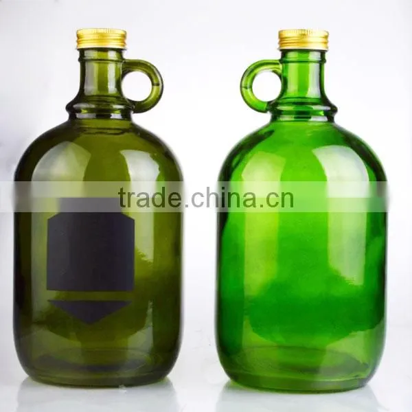 Giant colorful glass bottles for juice / milk cork stopper wholesale