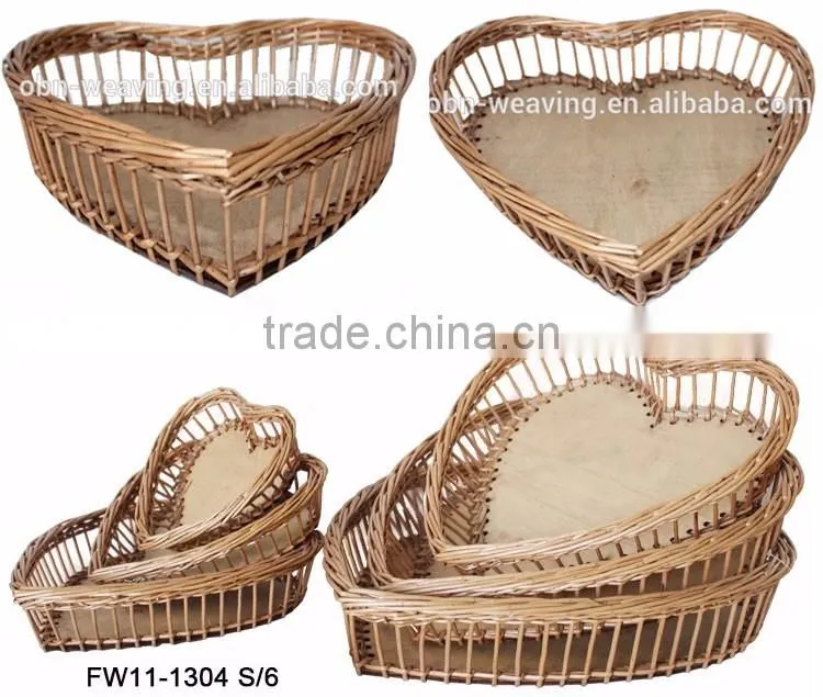 Hot sale graceful Eco-friendly hand weaved strong little poly rattan wicker basket for supermarket