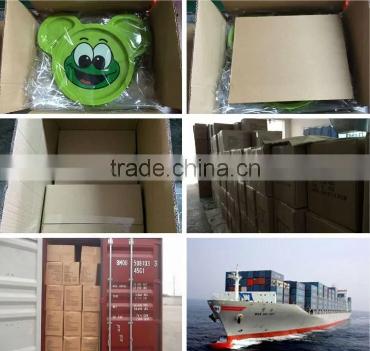 Triangle Pieces Shape Melamine Plate