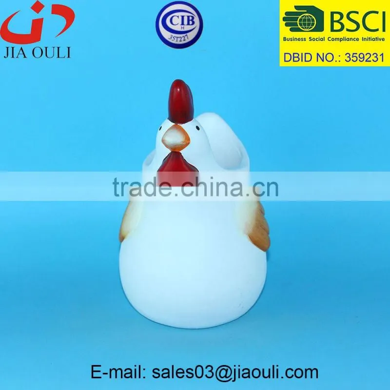 New EASTER decorations ceramic indoor planter flower pots, rooster figurines