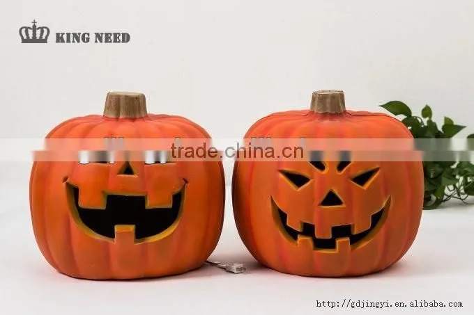 24 inch new plastic LED based acrylic pumpkin halloween decorations