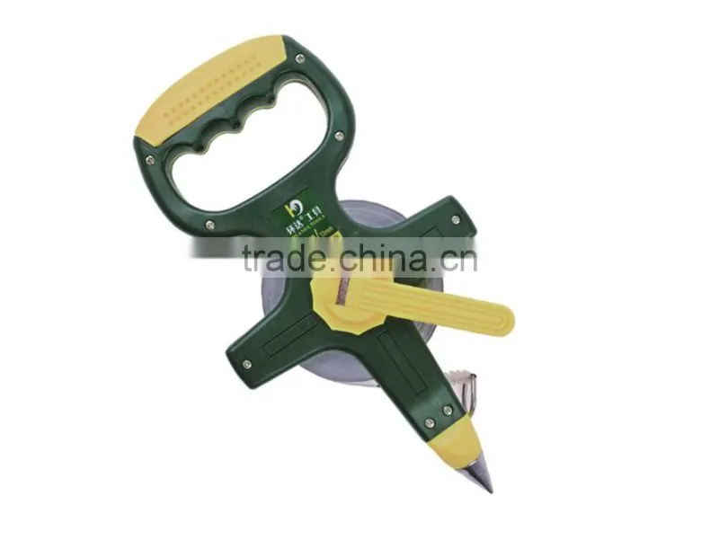 Quality 100M Posture Steel Tape/Long Distance Measurment/Iron Frame Long Steel Tape