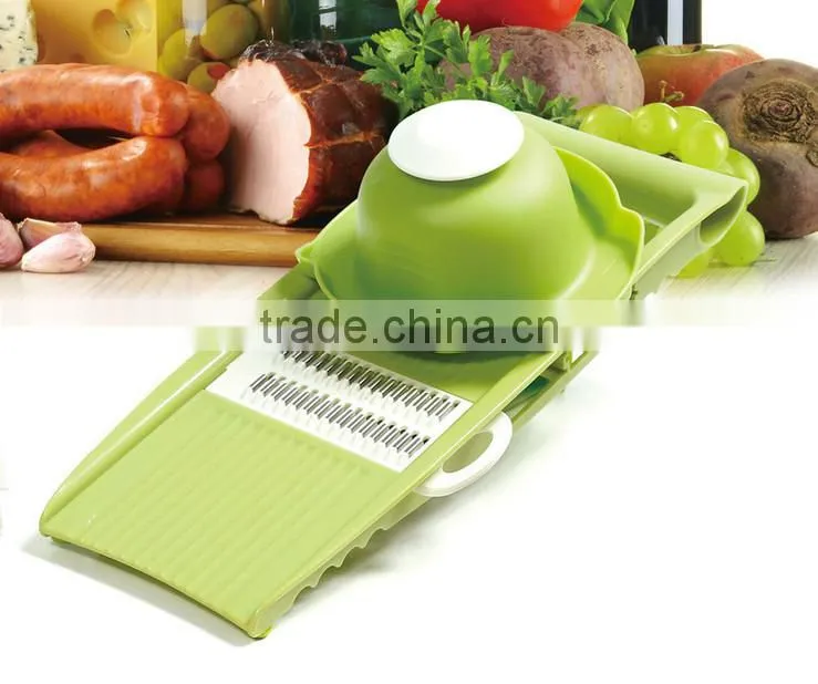 Professional Vegetables Mandoline Julienne Cutter Slicer Grater Garlic