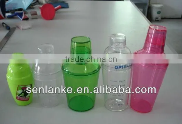 plastic shaker, shaker cup,Plastic Wine Cocktail Shaker Cup