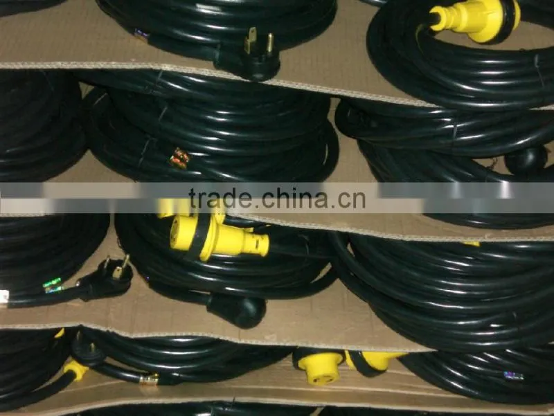 S80334 RV Cord Dogbone Adapter 15 amp Male 30 amp Female 12"