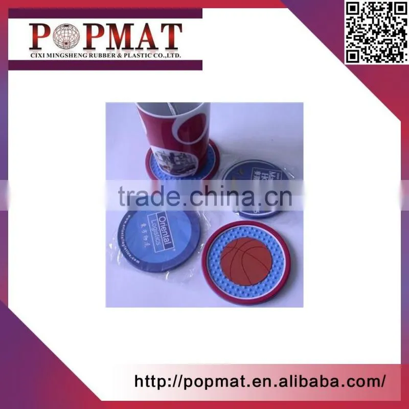 Low cost soft pvc/ rubber/ silicone coaster