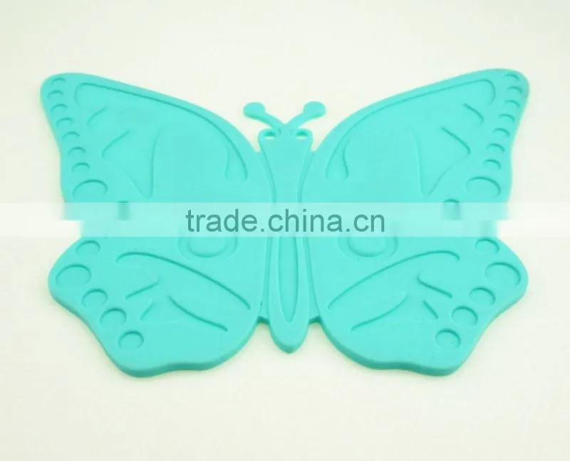 16090 butterfly shape Non-Stick Heat Resistant Silicone Mat Set , Silicone Baking Mat, dumpling silicone mat