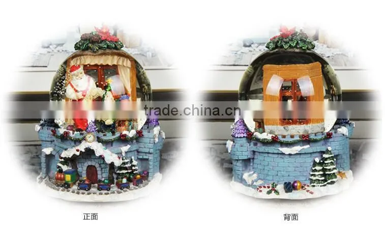 Christmas Decoration Resin snow globe glass snow globe crafts