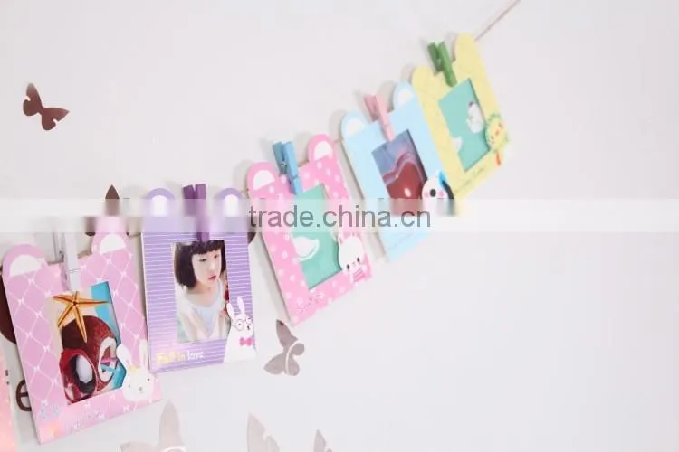 10pcs/set 3Inches Fancy Wall Hanging Baby Photo Picture Frame