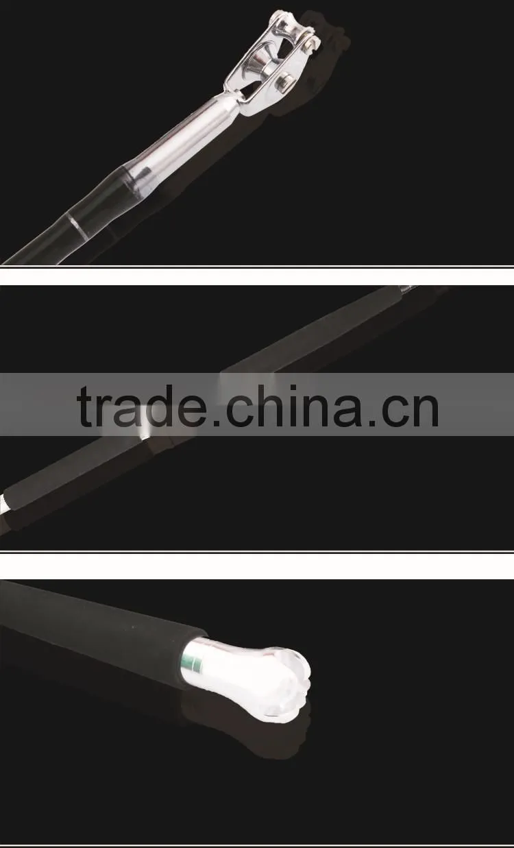 551 Black Trolling Rod Fiberglass Fishing Rod