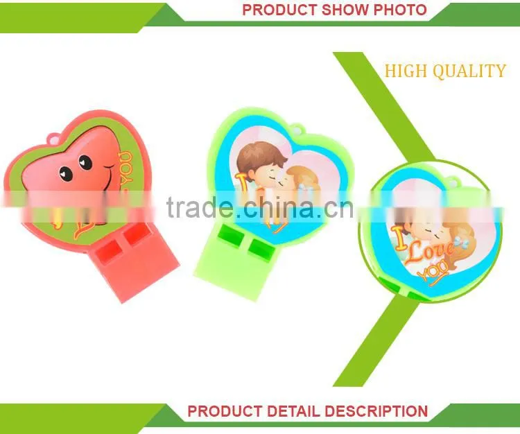 wholesale kids Promotional gifts plastic toy whistle