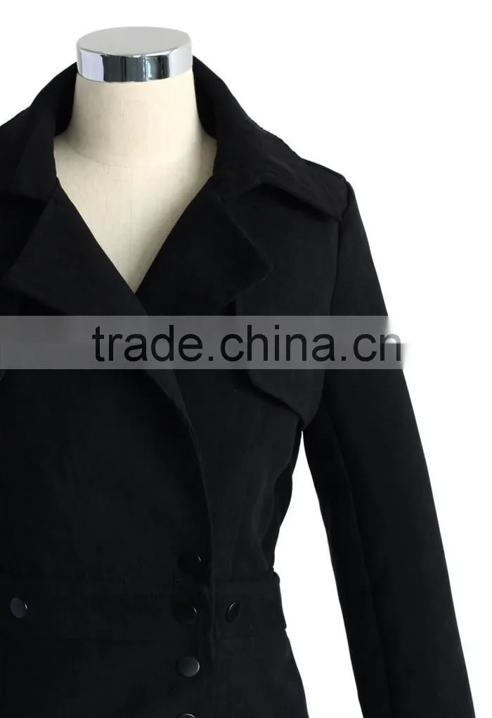 Multi-way wear Coat and Skirt Set in Red,women removable dress Coat,women knee length fitted long Coat